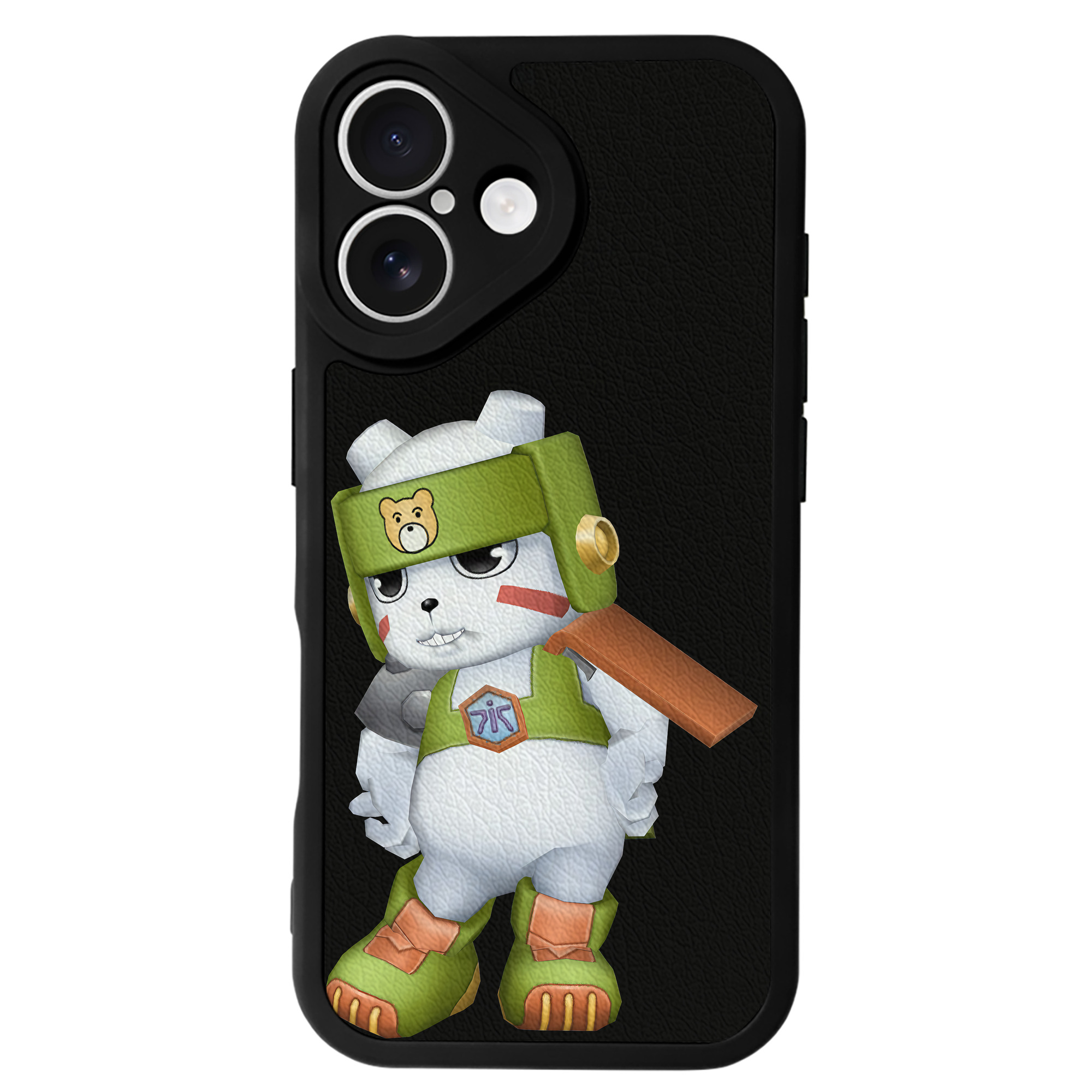 （画像用） Digimon デジタルモンスター/デジモン 【iPhone 16シリーズ対応】シリコンスマホケース（レザー調） 材質：シリコン